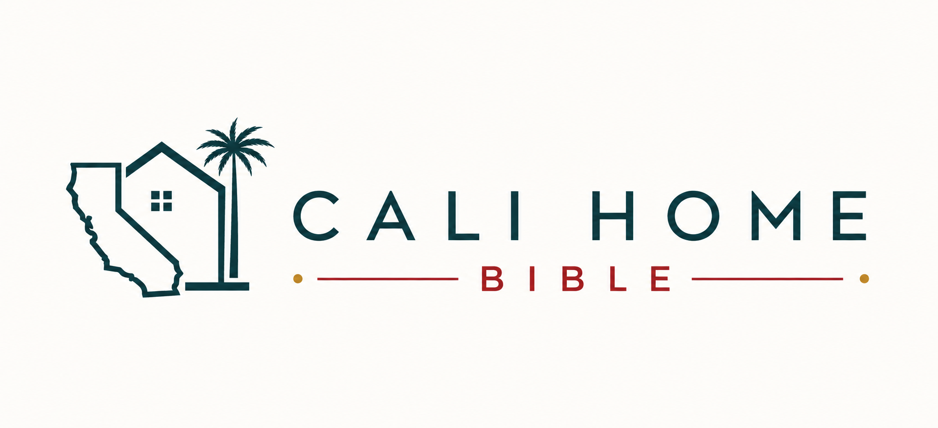 Cali Home Bible logo with California home and palm tree icon